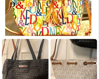 Purses by Micheal Kors, Cole Haan, Dooney & Burke