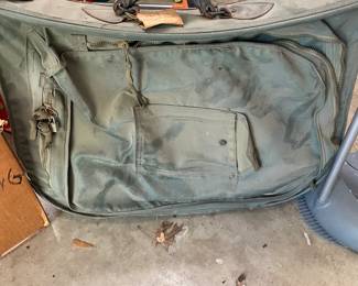 Old army suitcase