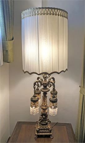 Hollywood Regency Rococo Table Lamp
