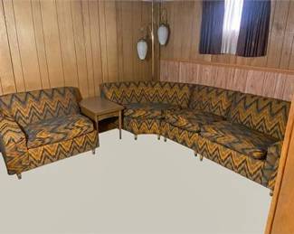 Mid Century Kroehler Sectional Sofa 