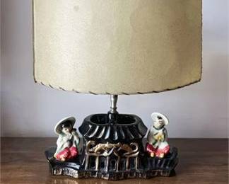 1950s Premco Oriental Boat Lamp