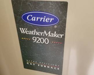 Carrier WeatherMaker 9200 HVAC