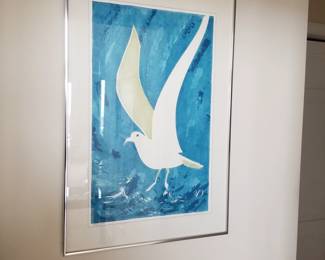 Signed & numbered seagull art