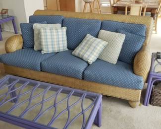 Lexington Casual couch. Couch is 80" long x 48" deep. 