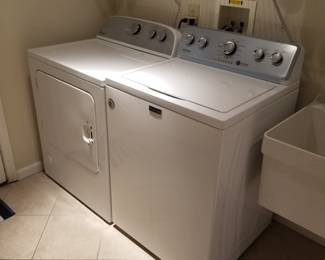 Whirlpool GAS dryer; Maytag washing machine