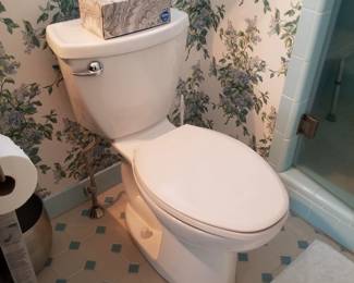 Updated commode - comfort height