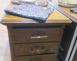 Jewelry Chest with Interior Compartments                           17" X 25" X 20" High