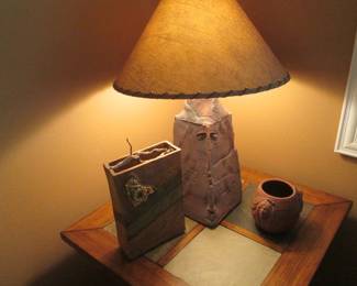 Southwest-Theme Lamps & Pottery