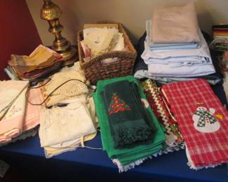 Doilies, Holiday Linens & Queen Bedding