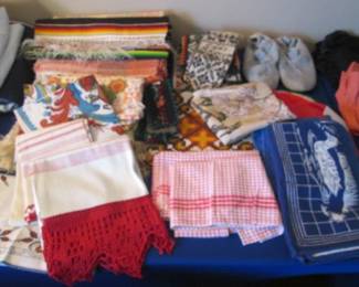 Table Linens, Some Vintage