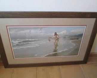 American West Theme Oil Painting By John Clymer, American Artist & Illustrator 156/950