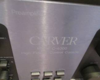 Carver High Fidelity Control Amplifier C-4000