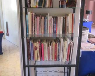 Large Array of Books + Display Shelving & Wine Rack