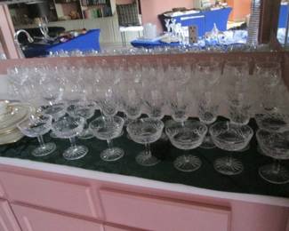 Waterford Crystal Stems, "Lismore Pattern"