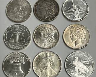 Many Assorted Ounces of Silver Coins & Rounds!