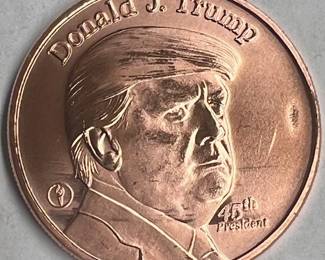 Donald Trump One Ounce Copper Coin
