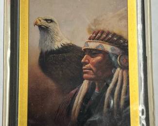 One Gram Fine Gold Chief Crazy Horse Card