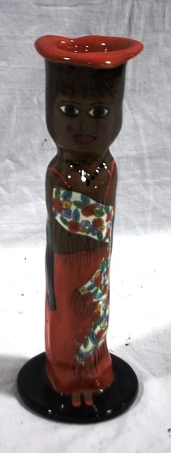 7355 - Art Pottery Vase 11" Tall

