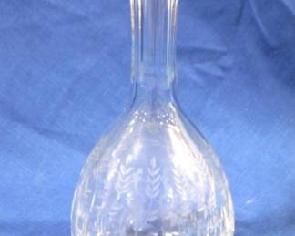7335 - Crystal Vase - 11" tall
