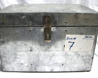 7822 - Metal Storage Box 18.5" x 12.85" x 12.5"
