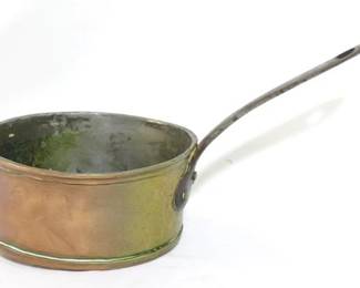 4239 - Copper pan, 3 x 6 w/ 5" handle
