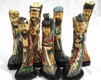 7310 - Oriental Figures - 7 pieces, 10" tall
