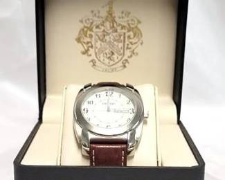 307 - Donald J. Trump Signature Collection Watch Leather Band w/ box & instructions
