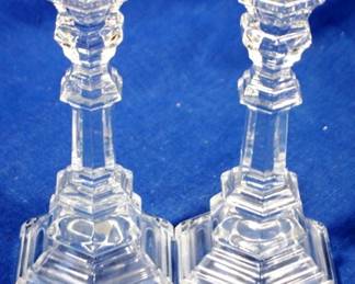 7443 - 2pc Set of Candle Holders 8" Tall
