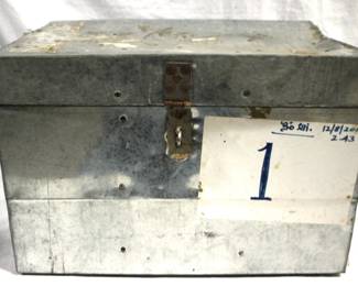 7821 - Metal Storage Box 18.5" x 12.85" x 12.5"
