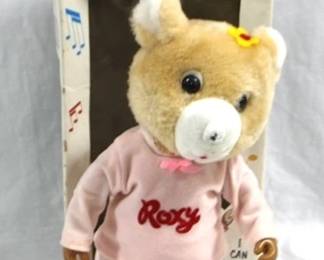 7688 - Roxy Roller Bear w/ Original Box - 16" tall

