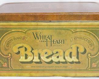 4069 - Metal Bread box, 8 x 13.5 x 10
