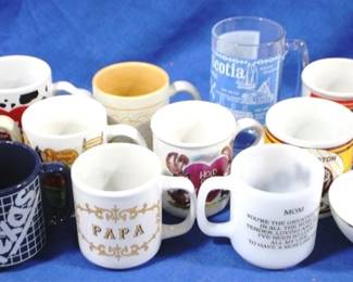 7684 - Lot of Assorted Mugs & More
