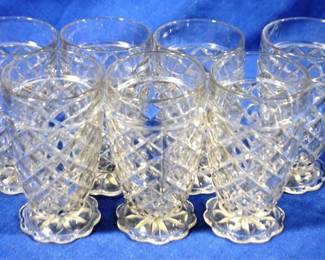 7441 - 7pc Set of Glasses 5.5" Tall
