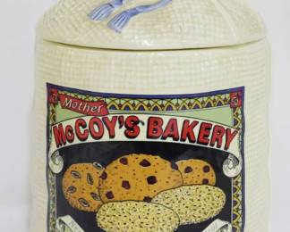 4167 - McCoy's Bakery cookie jar, 10"
