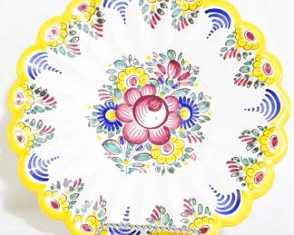4179 - Decorated 10" platter
