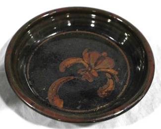 975 - Art Pottery Bowl - signed - 10" round
