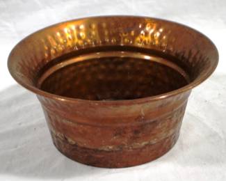 7352 - Copper Bowl Planter 8.5" Round

