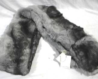 7516 - Calvin Klein Faux Fur Scarf - New w/Tags
