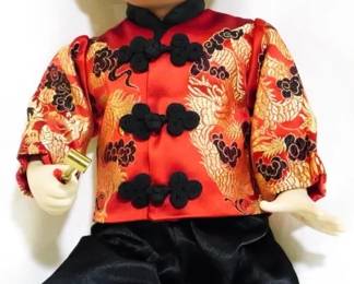 4144 - Oriental doll, 14"
