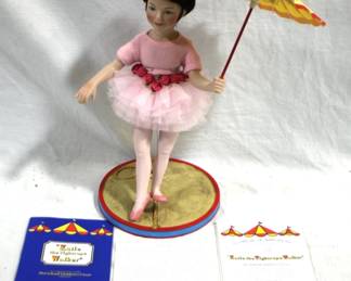 7845 - Tight Rope Walkwer Doll w/Stand 12" Tall
