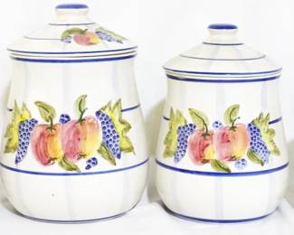 4189 - Portugese 4 pc canister set
