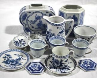 969 - Lot of Assorted Blue/White Dishes
