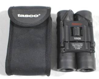 7724 - Tasco 12x25 Binoculars w/ Case
