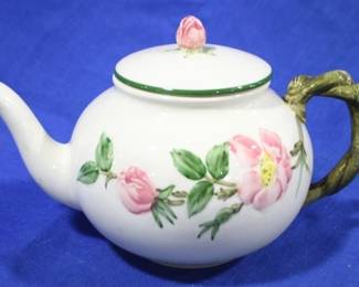 908 - Franciscan Desert Rose Teapot - 10 x 6.75"
