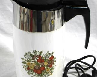 7850 - Corningware Electric Coffee Pot E-1210-8 10 Cup Size
