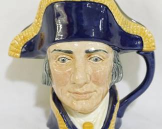 3761 - Royal Doulton Lord Nelson toby mug 7.5"

