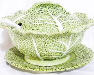 4184 - Cabbage tureen & underplate, 7 x 12
