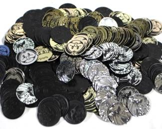 7740 - 302 Pokemon Plastic Collector Coins
