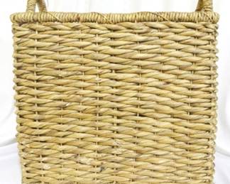 4236 - Large handled basket, 19 x 18 x 15
