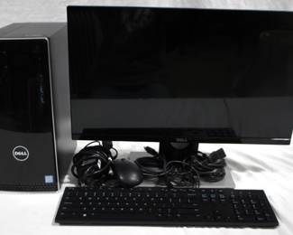 7475 - Dell Inspiron Desk Top w/ 23" LCD Monitor Mouse & Keypad
